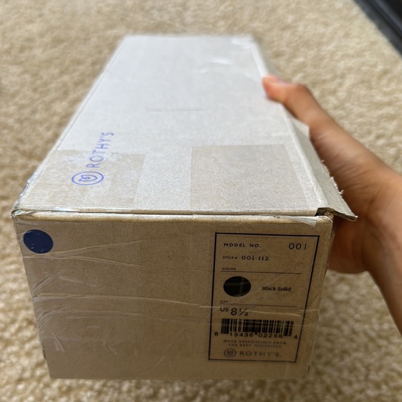 NWT Rothy’s Black Solid Round Toe Flats - Picture 3 of 8